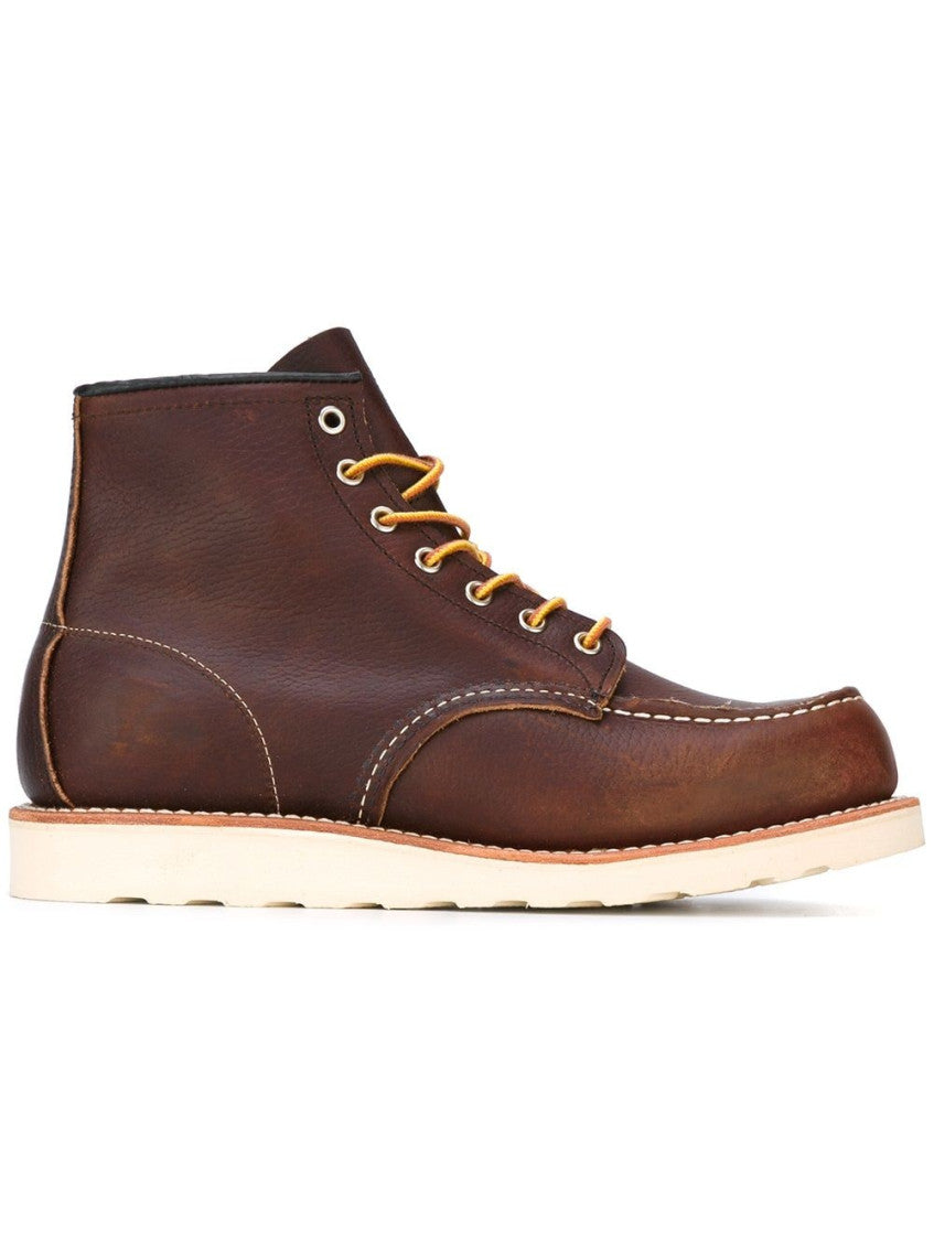 Brown Classic Leather Ankle Boots 1