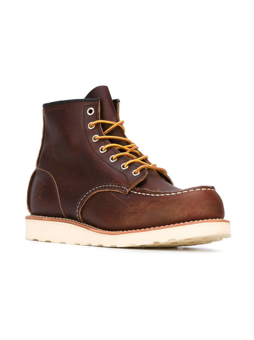 Brown Classic Leather Ankle Boots 2