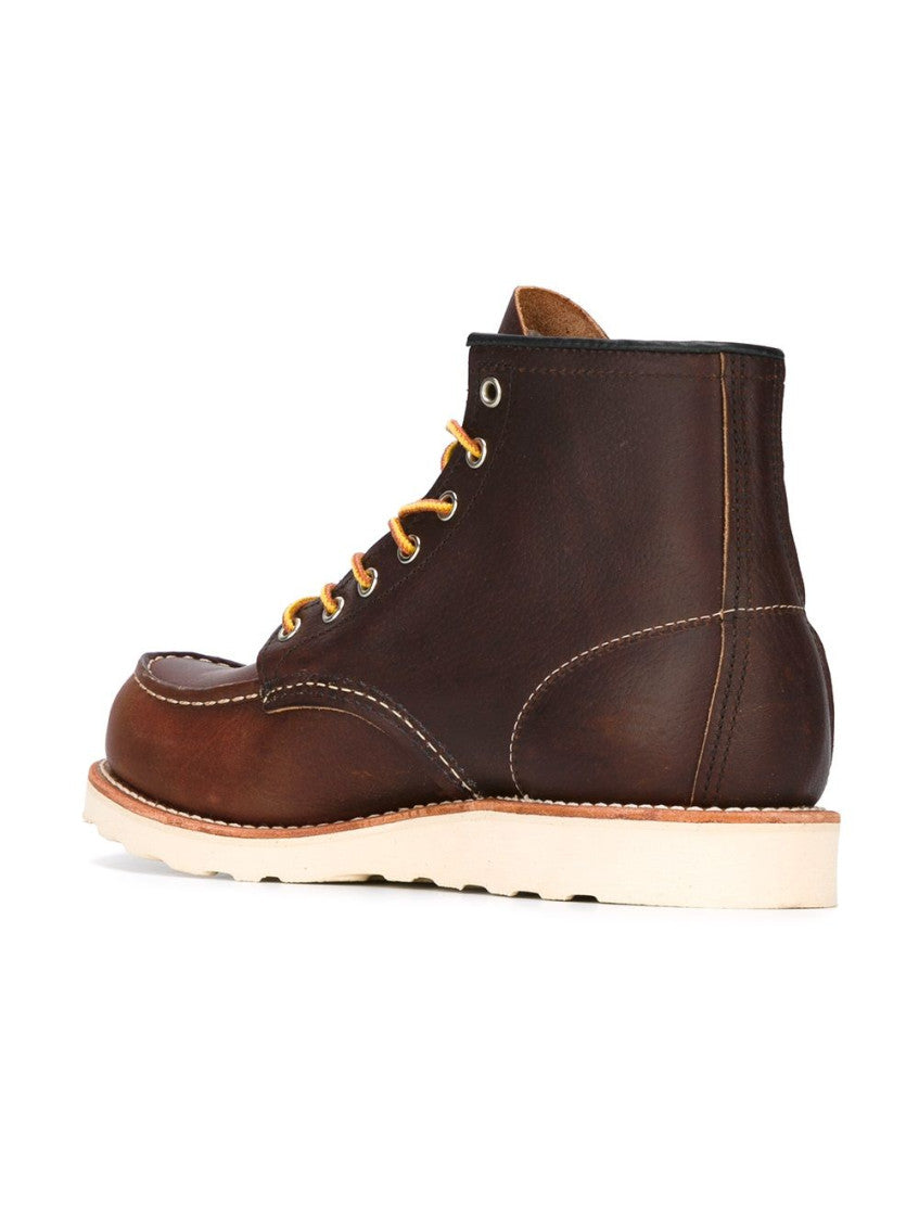 Brown Classic Leather Ankle Boots 3