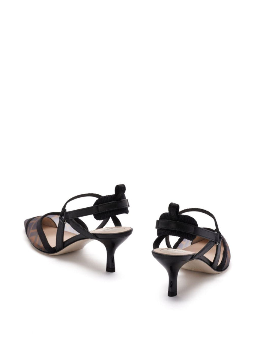 Brown Slingback Pumps 4