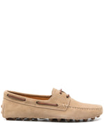 Beige Suede Loafers 1