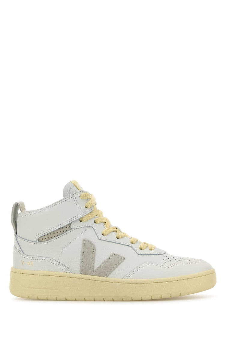 White Leather V-95 Sneakers 1