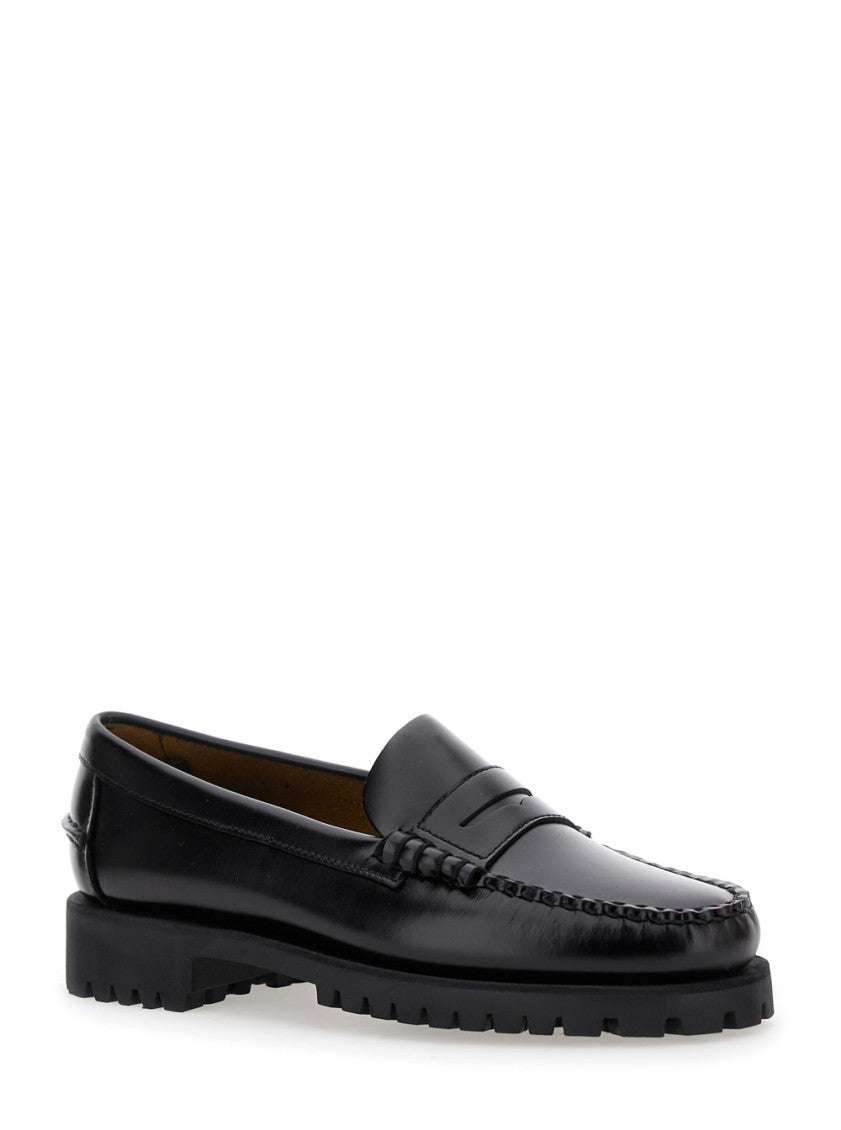 Black Leather Loafers 2