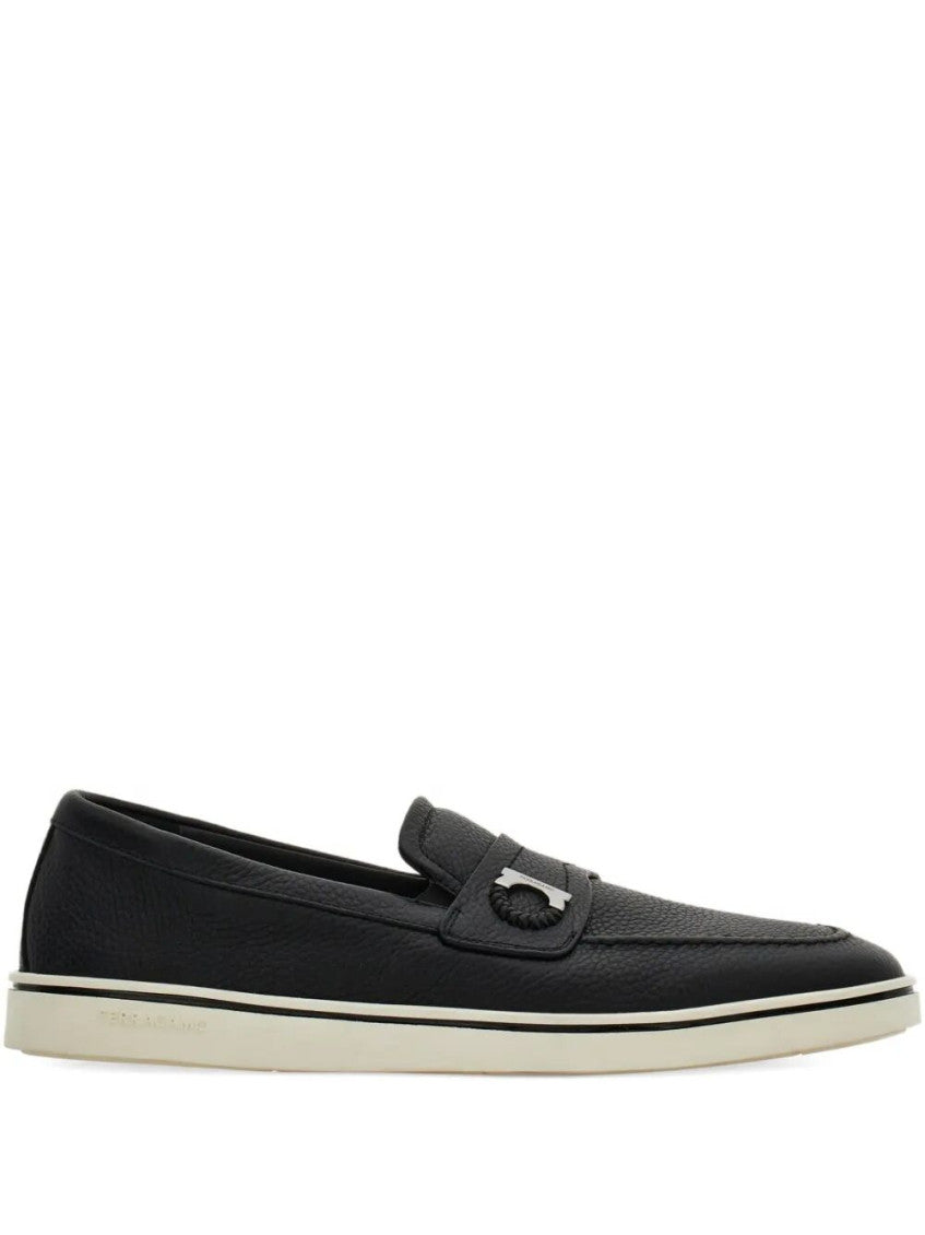 Black Leather Loafers 1