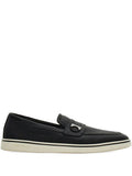 Black Leather Loafers 1