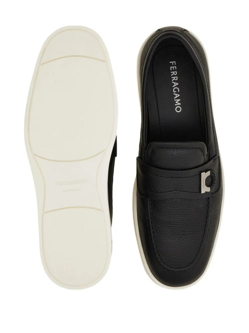 Black Leather Loafers 4