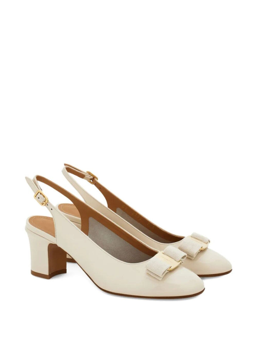 Off White Slingback Heels 3