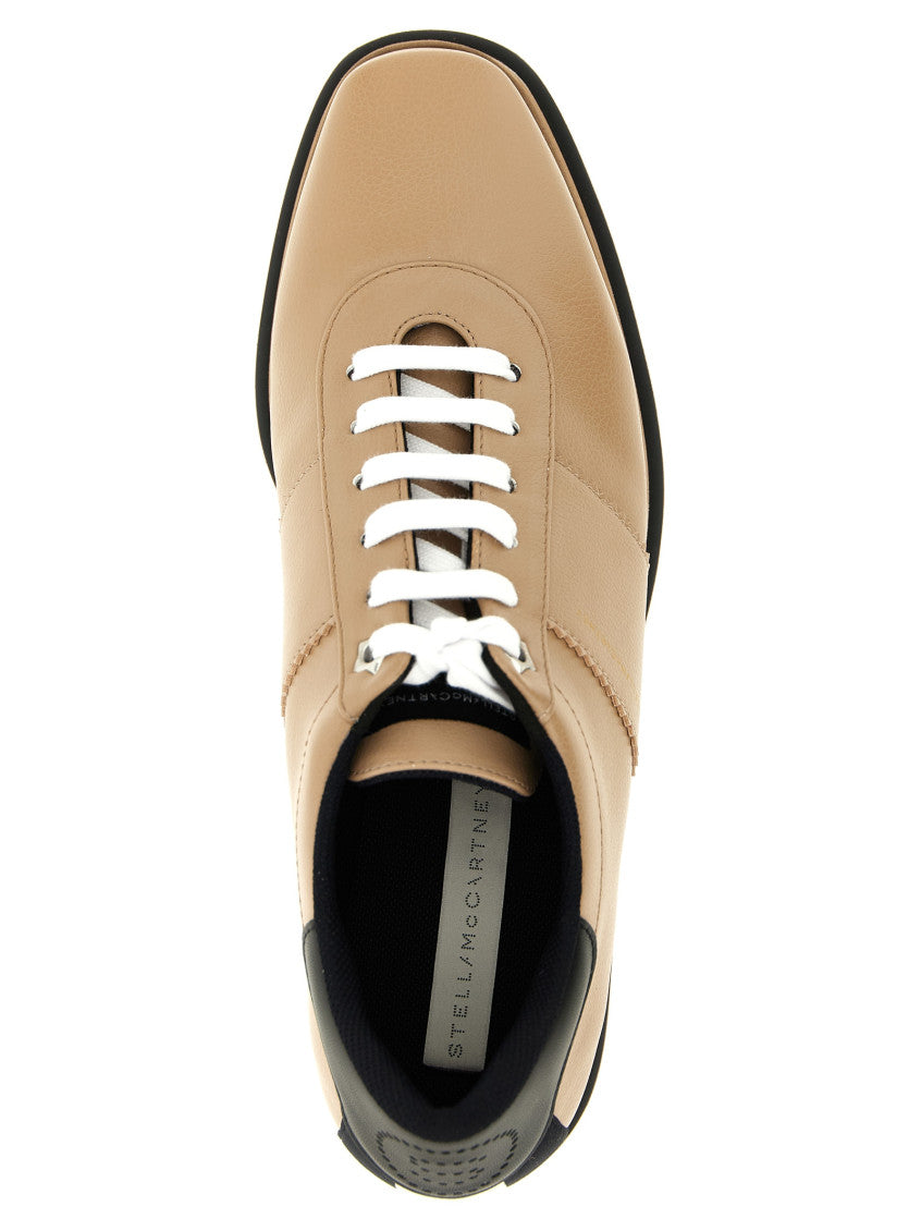 Taupe Lace Up Sneakers 4