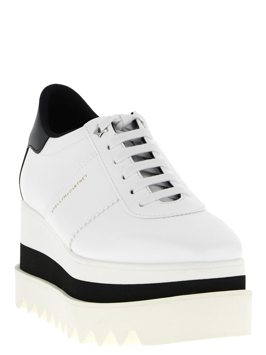 White Lace Up Sneakers 2