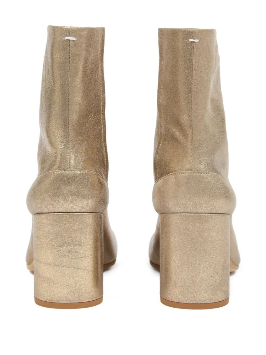 Golden Leather Boots 5