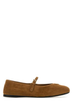 Brown Suede Ballet Flats 1