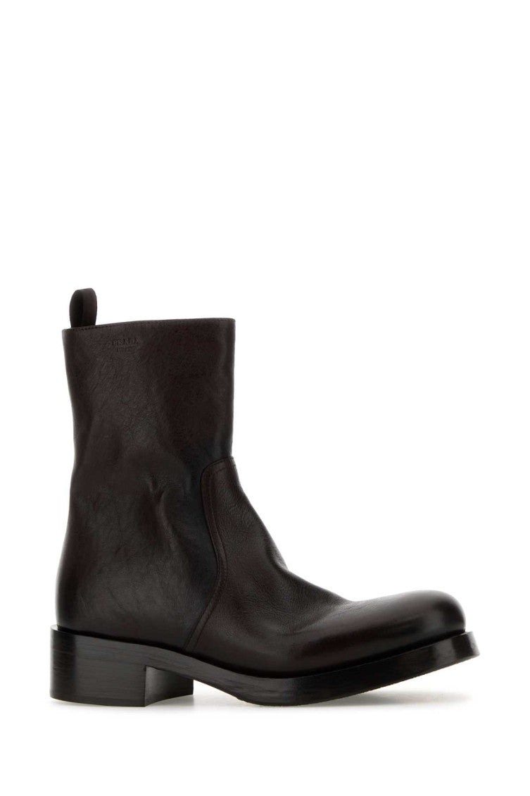 Dark Brown Leather Boots 2