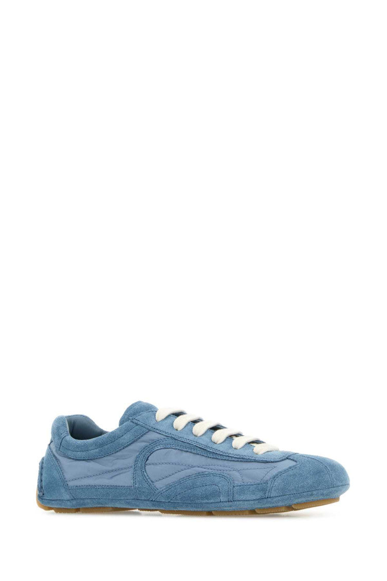 Light Blue Lace Up Sneakers 2
