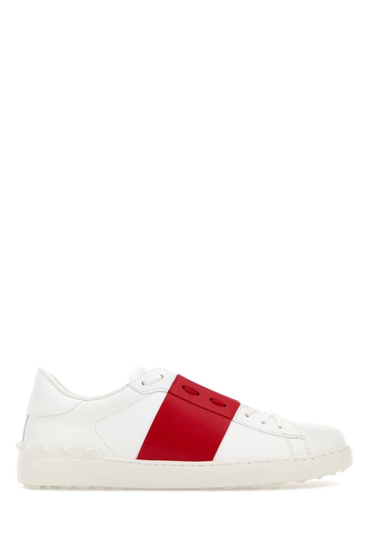 White Leather Sneakers 1
