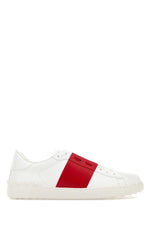 White Leather Sneakers 1