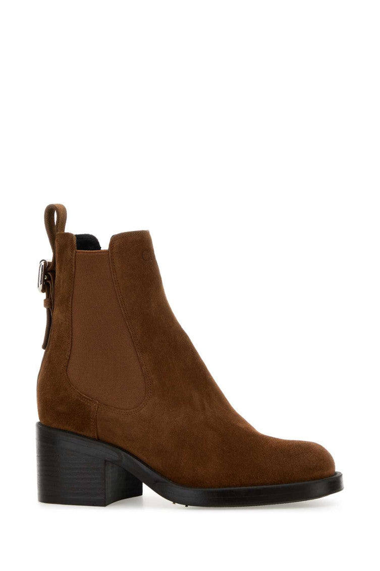 Brown Suede Ankle Boots 2