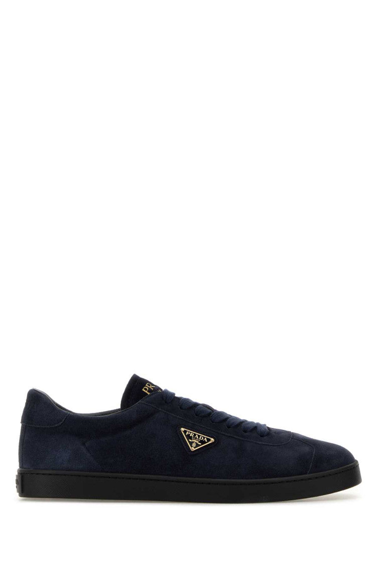Dark Blue Suede Sneakers 1
