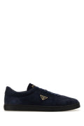 Dark Blue Suede Sneakers 1