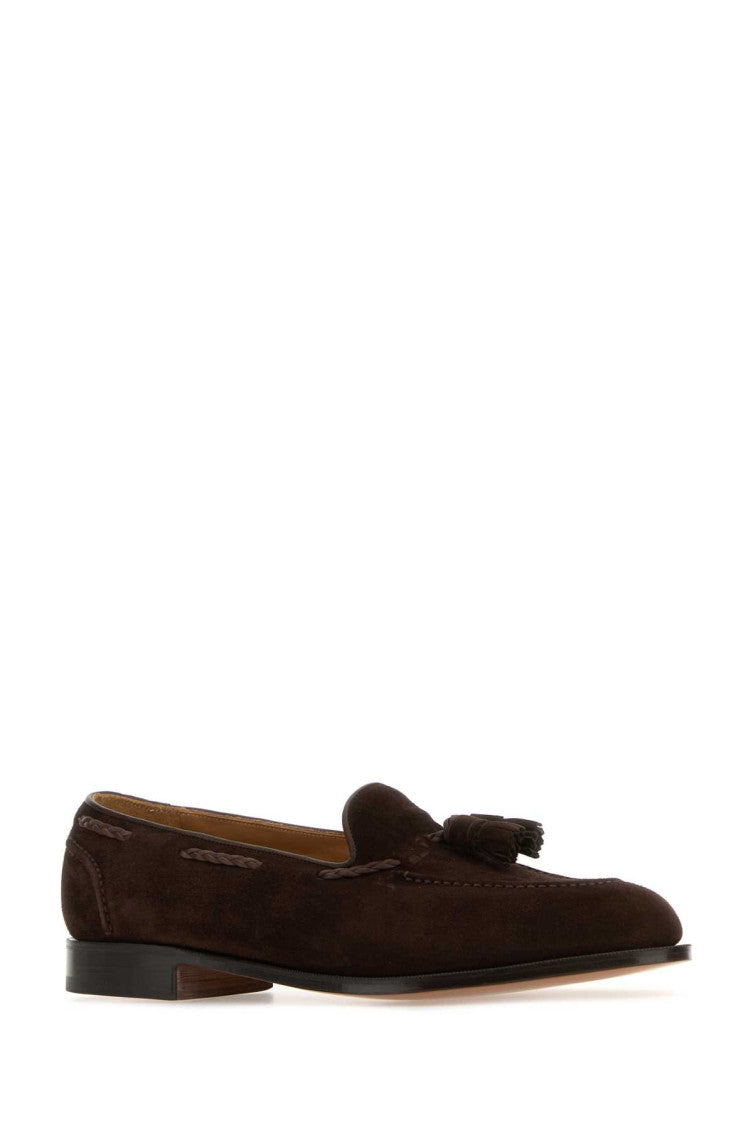 Chocolate Brown Suede Loafers 2