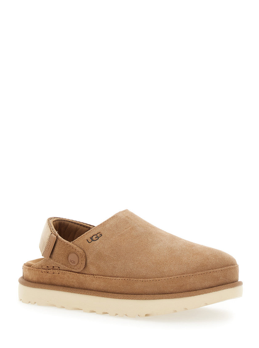 Brown Suede Slides 2