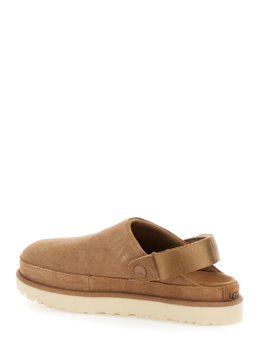Brown Suede Slides 3