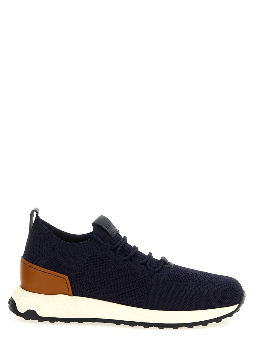 Blue Lace Up Sneakers 1