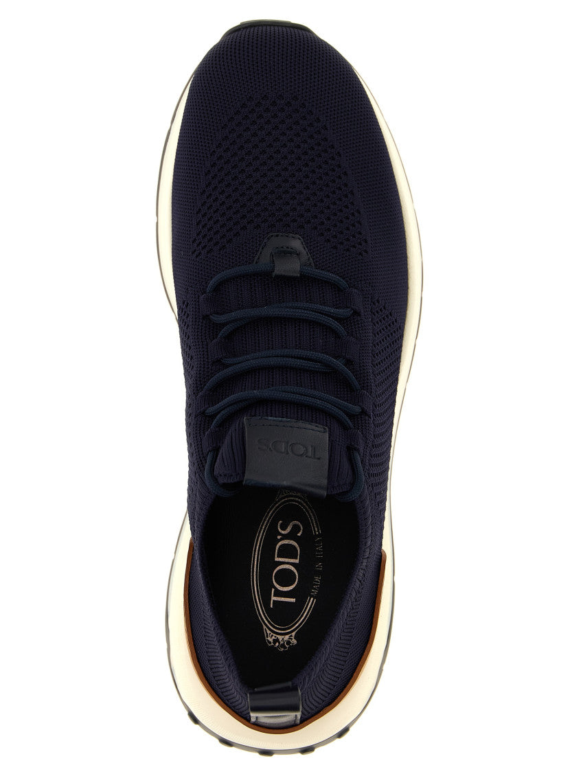 Blue Lace Up Sneakers 4