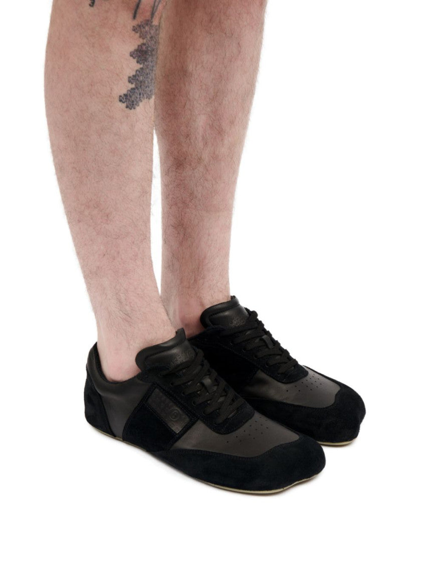 Black Lace Up Sneakers 3