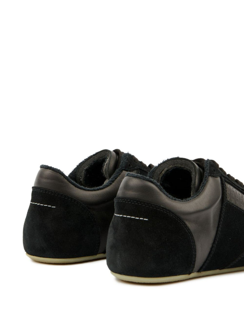 Black Lace Up Sneakers 4