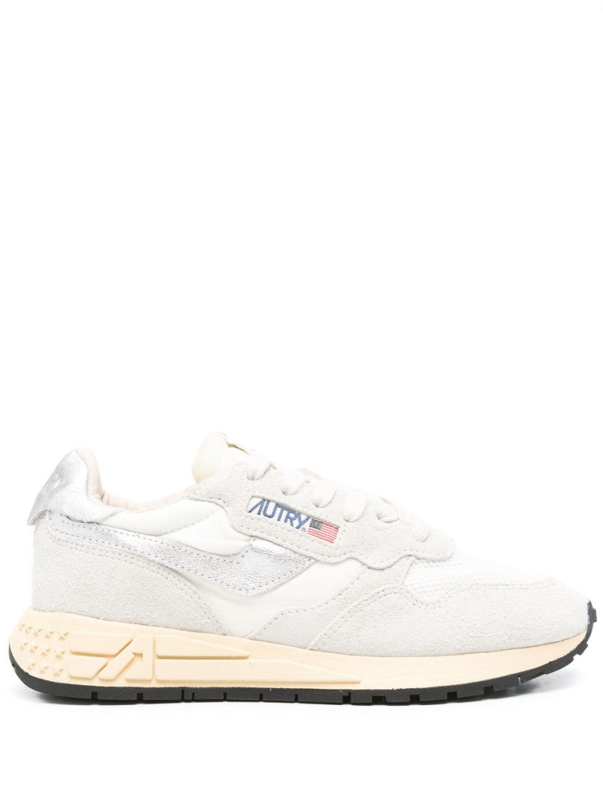 Silver Logo Sneakers 1