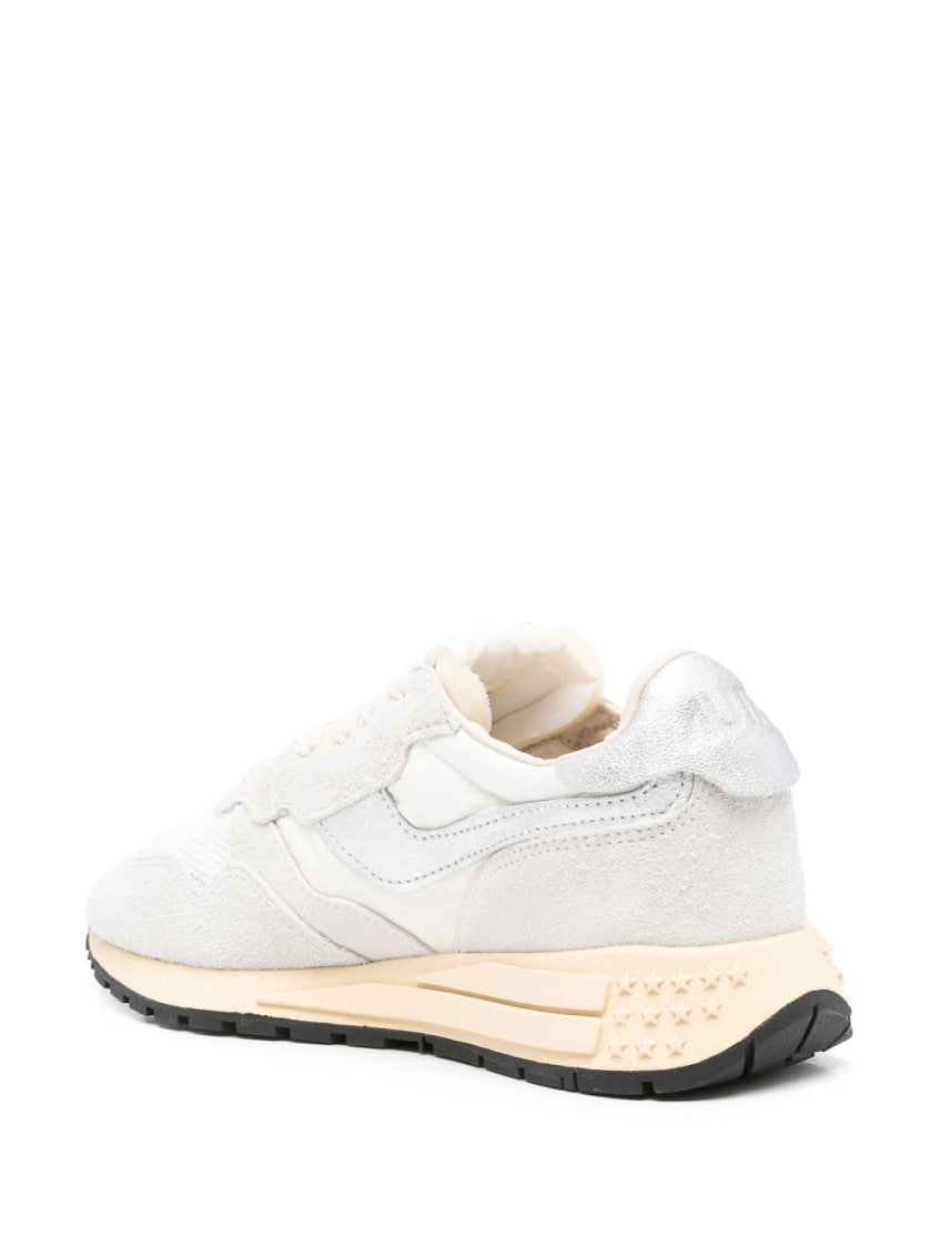 Silver Logo Sneakers 3