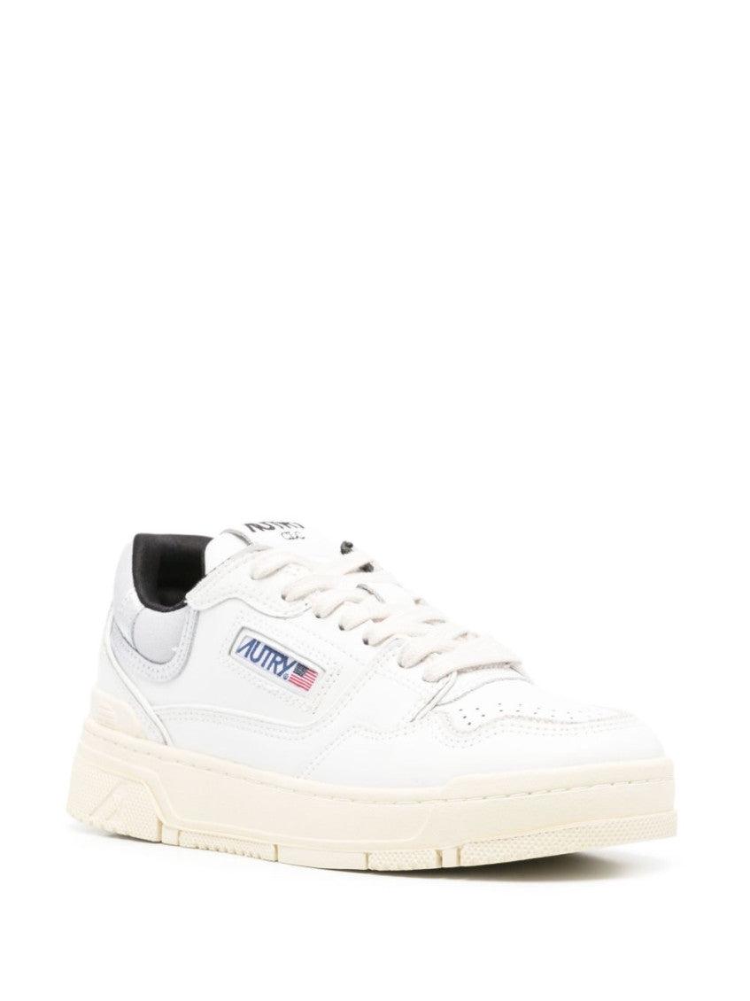 White Logo Sneakers 4