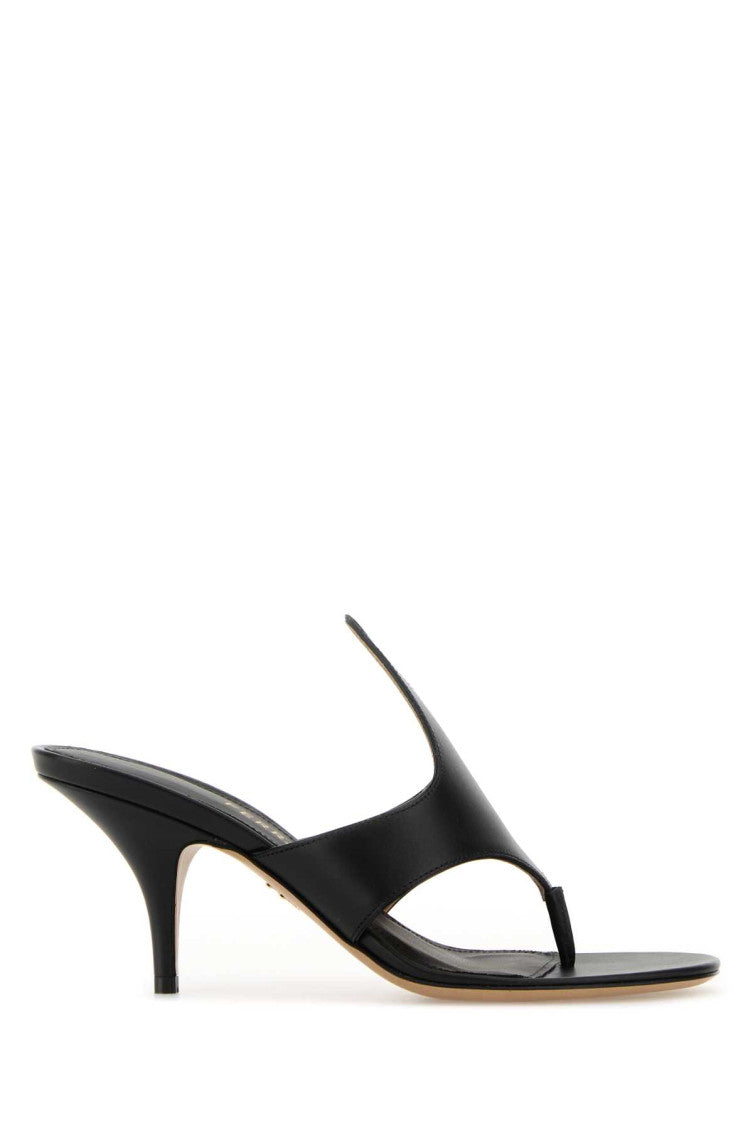 Black Leather Heels 1