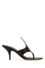 Black Leather Heels 1