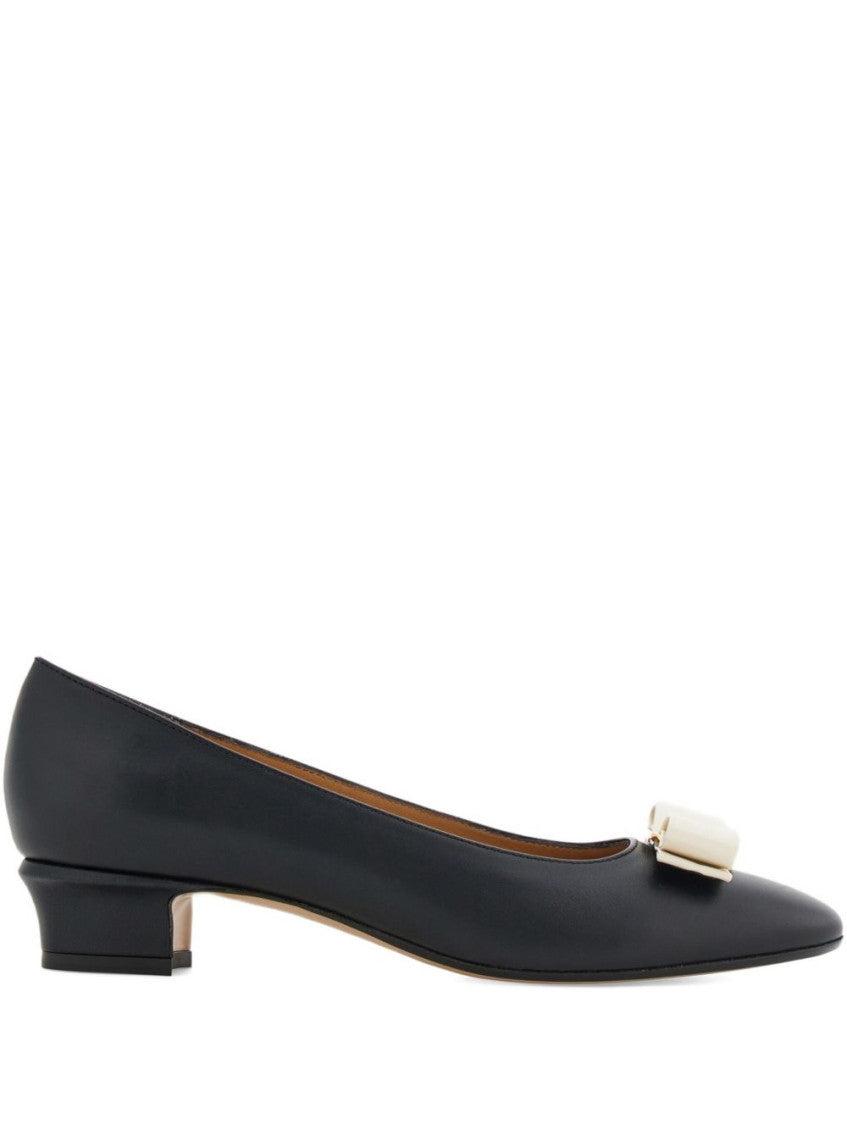 Black Slip On Pumps 1
