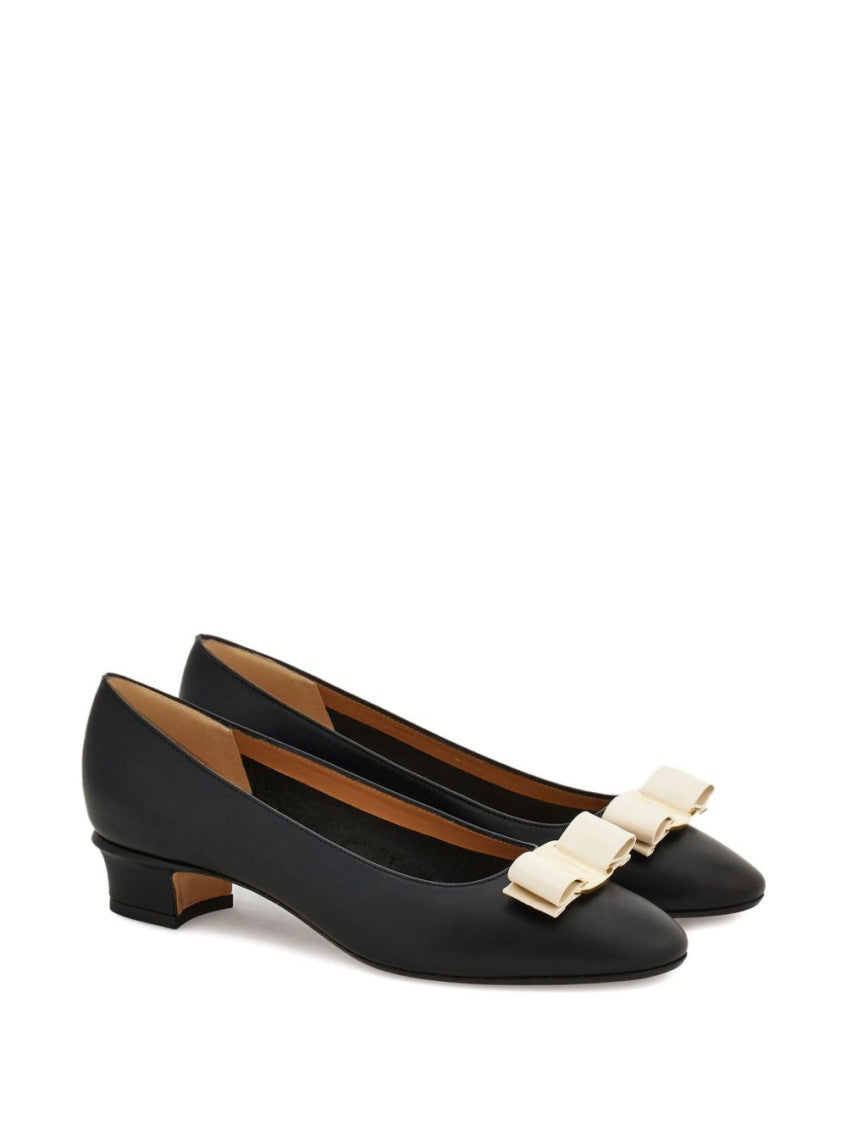 Black Slip On Pumps 2