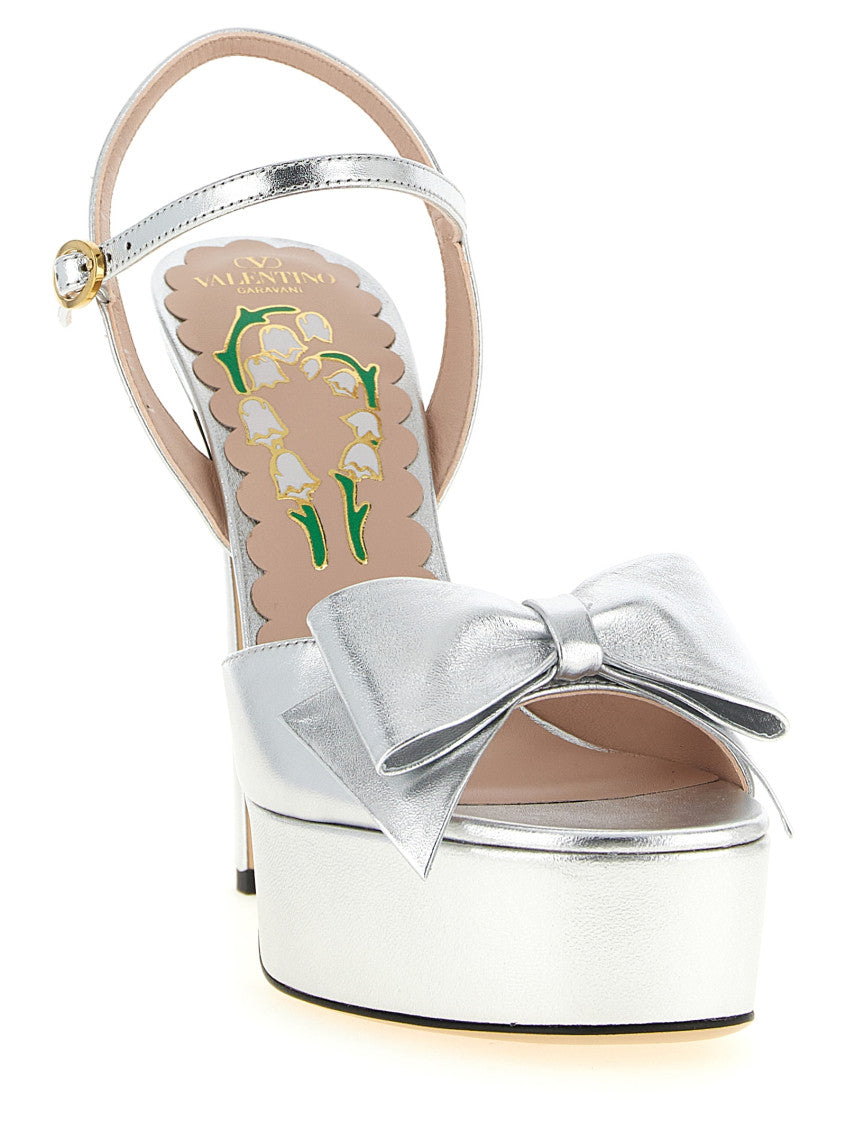 Silver Ankle Strap Heels 2