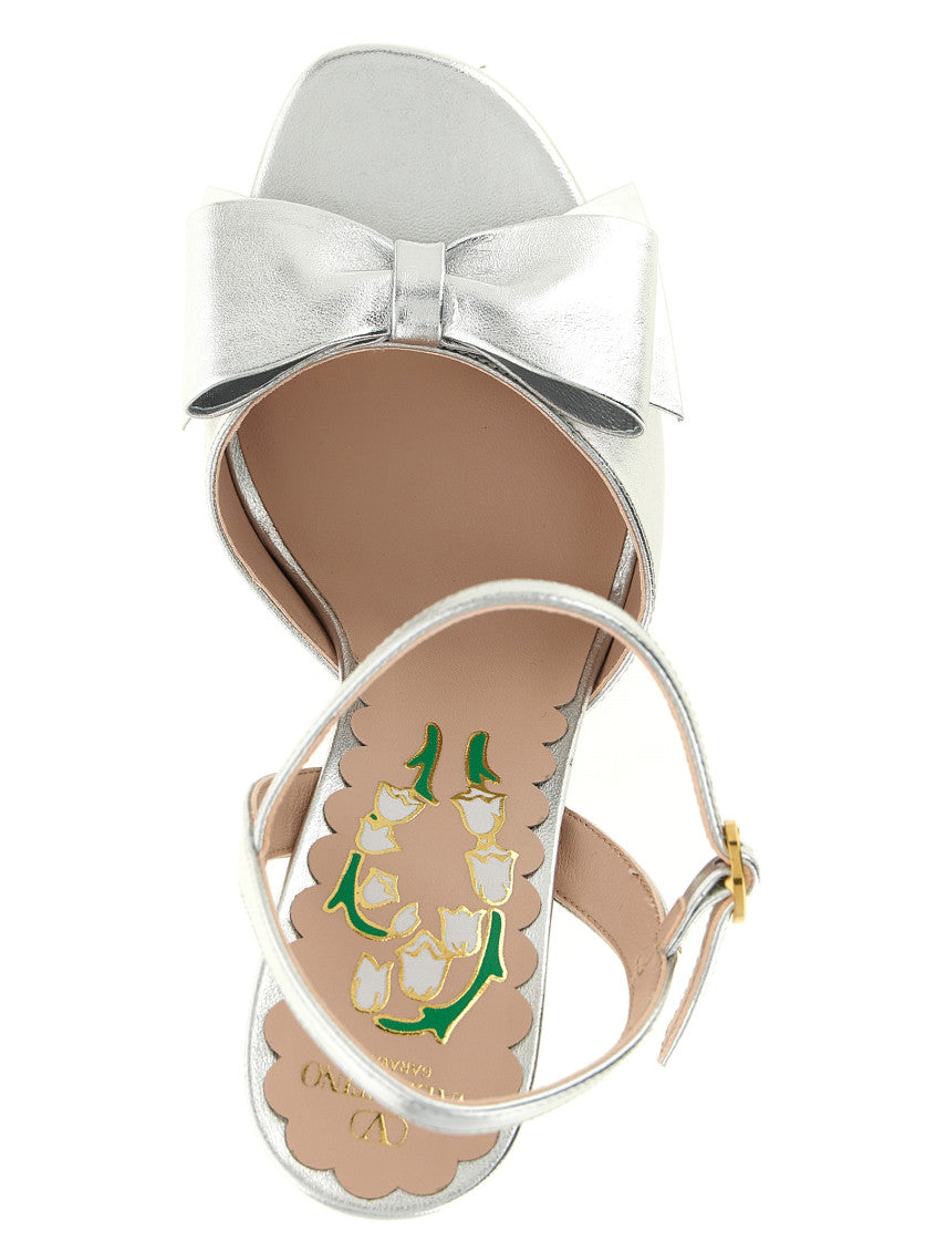 Silver Ankle Strap Heels 4