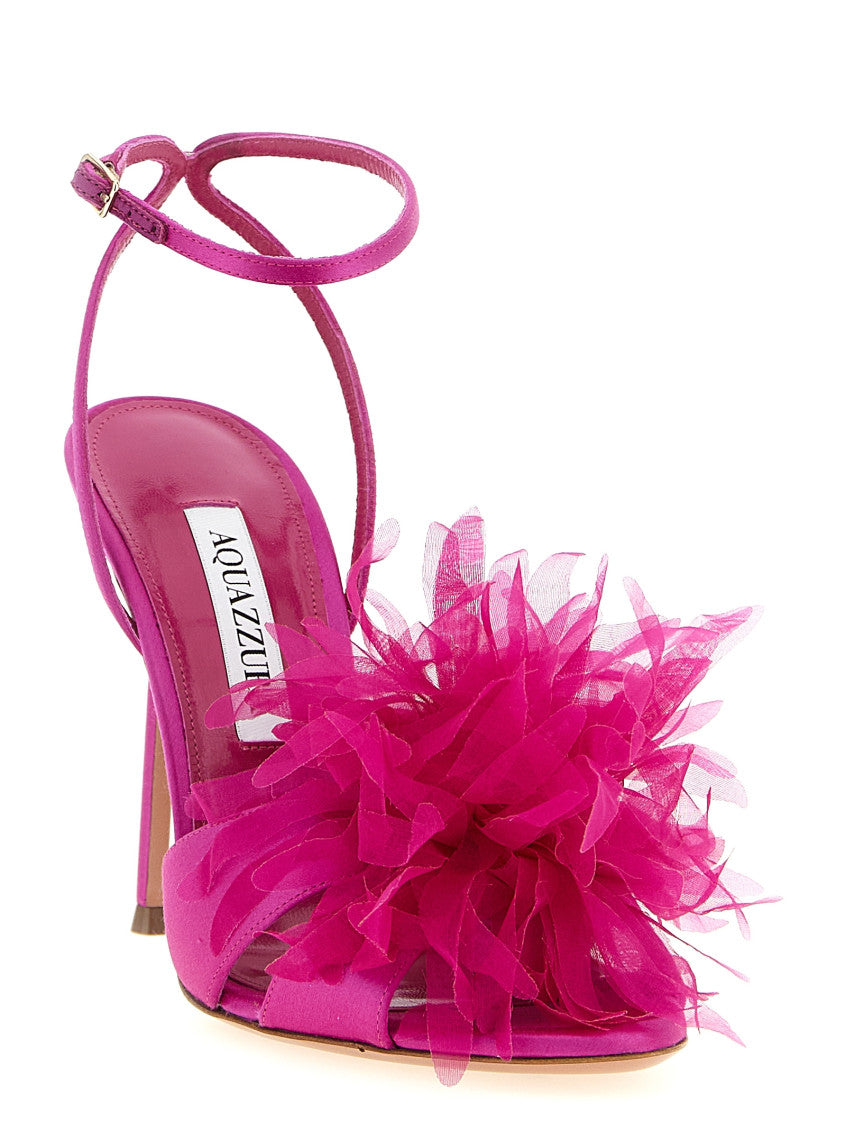 Fuchsia Ankle Strap Heels 2