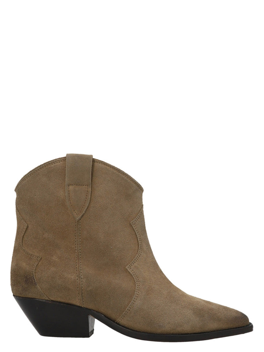 Brown Solid Dewina Boots 1