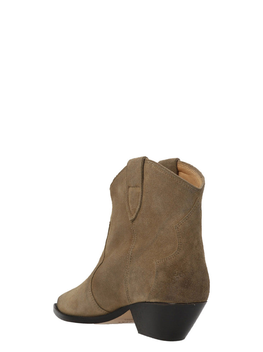 Brown Solid Dewina Boots 2