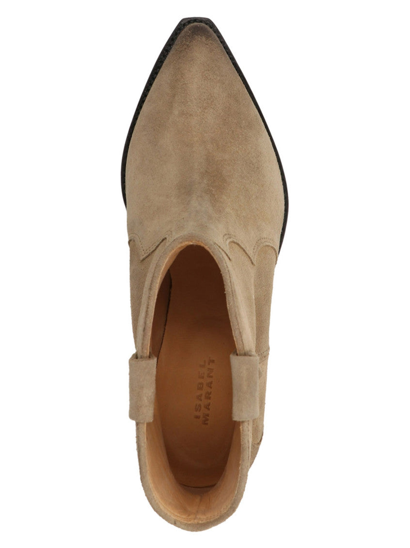 Brown Solid Dewina Boots 3