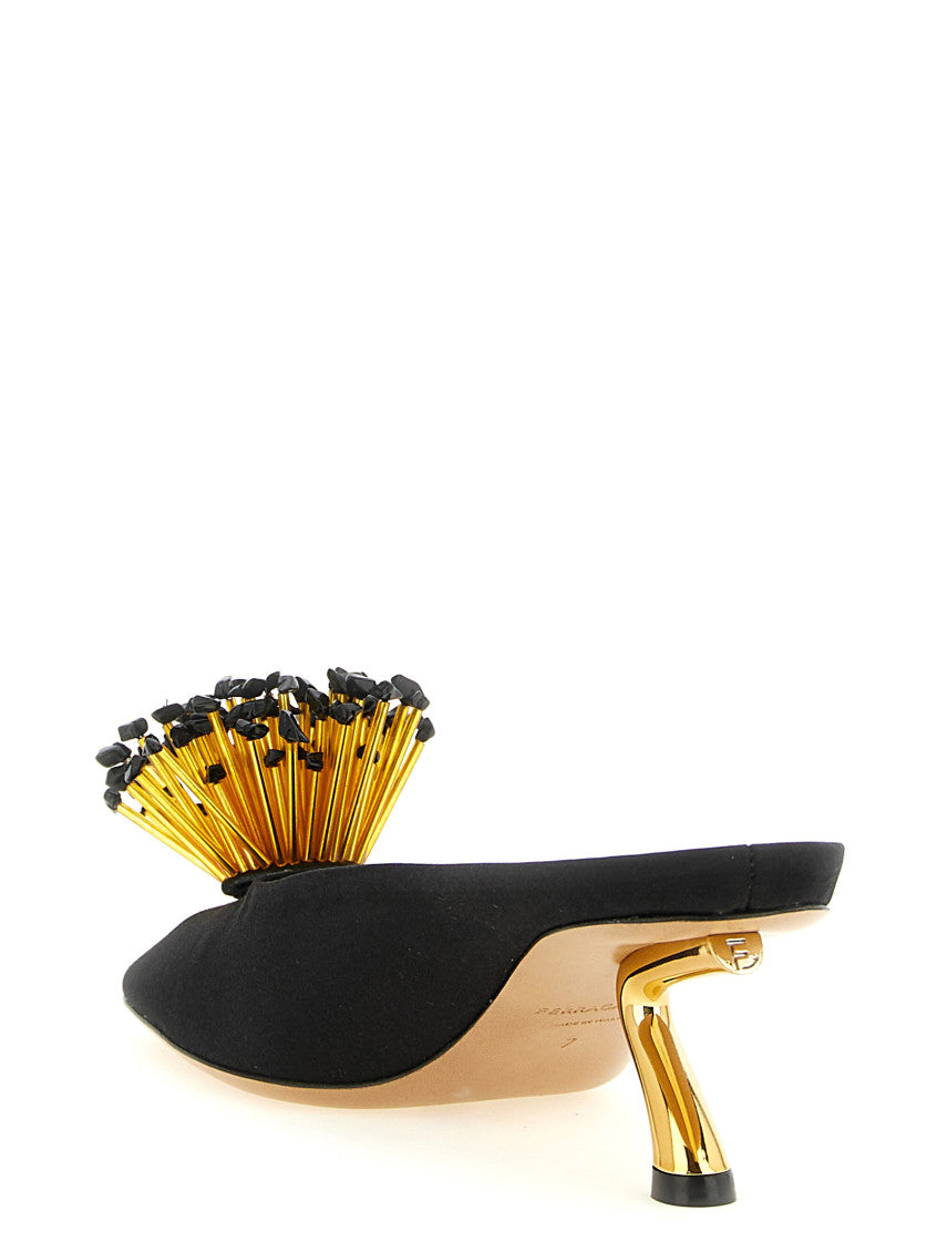 Black Slip On Pumps 3