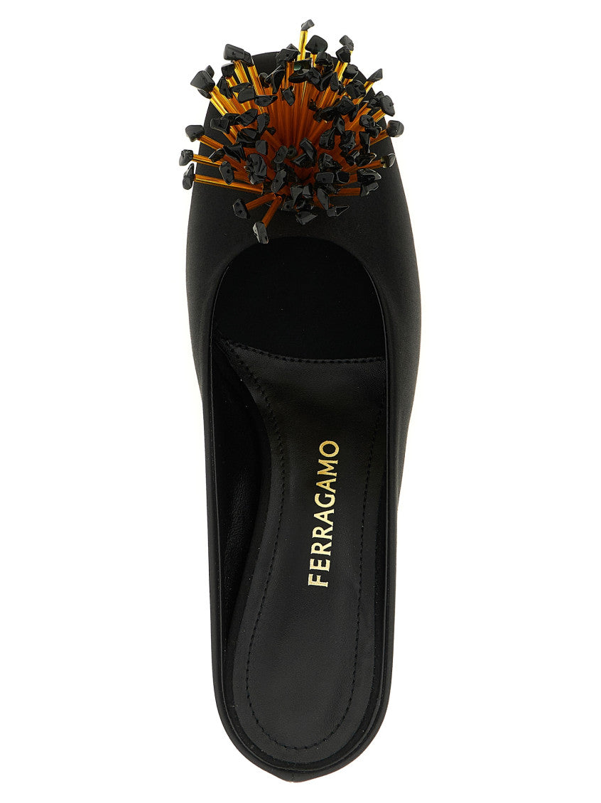 Black Slip On Pumps 4