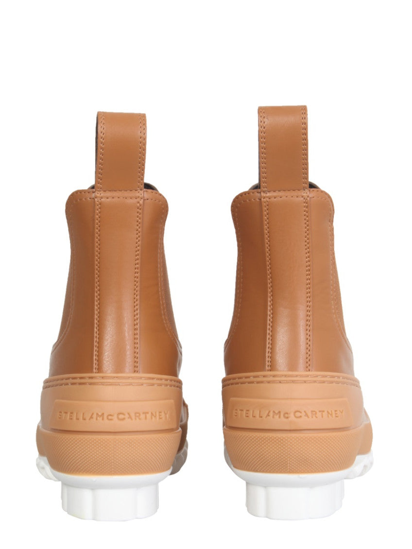 Brown Solid Boots 3
