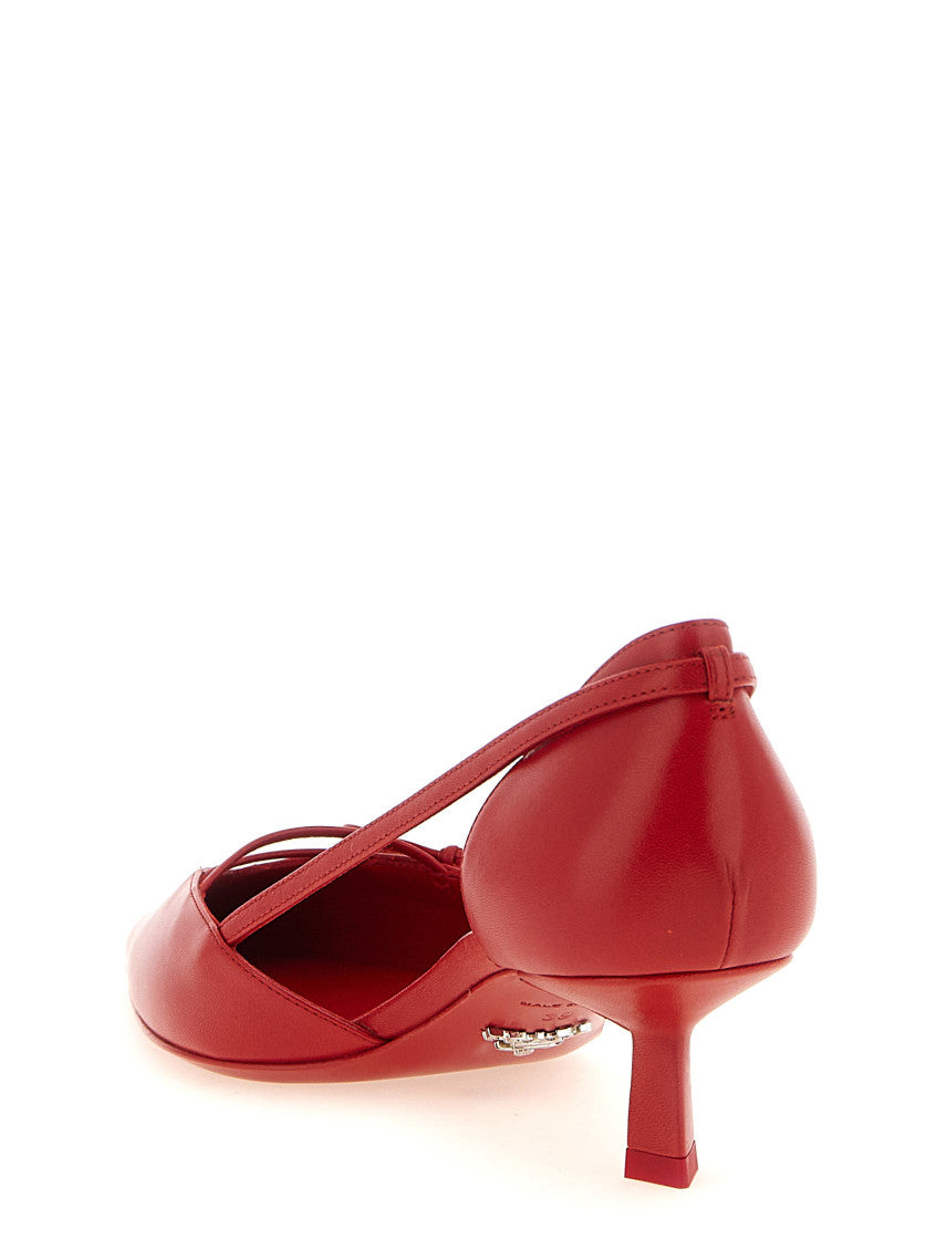 Red Slingback Pumps 3