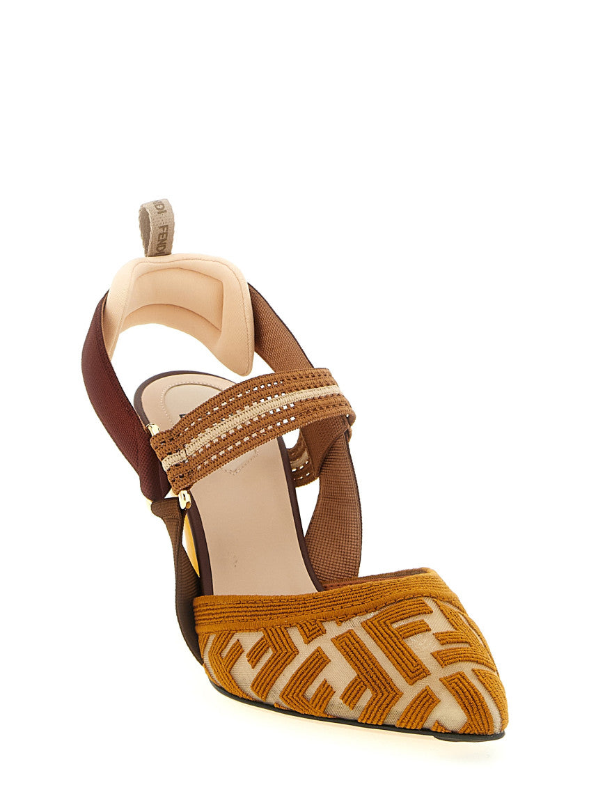 Brown Slingback Pumps 2