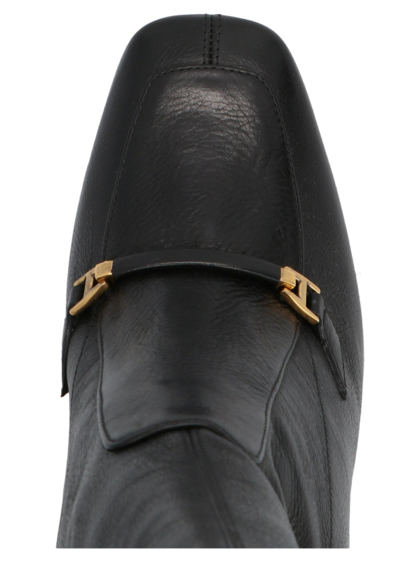 Black Solid Priscilla Boots 3