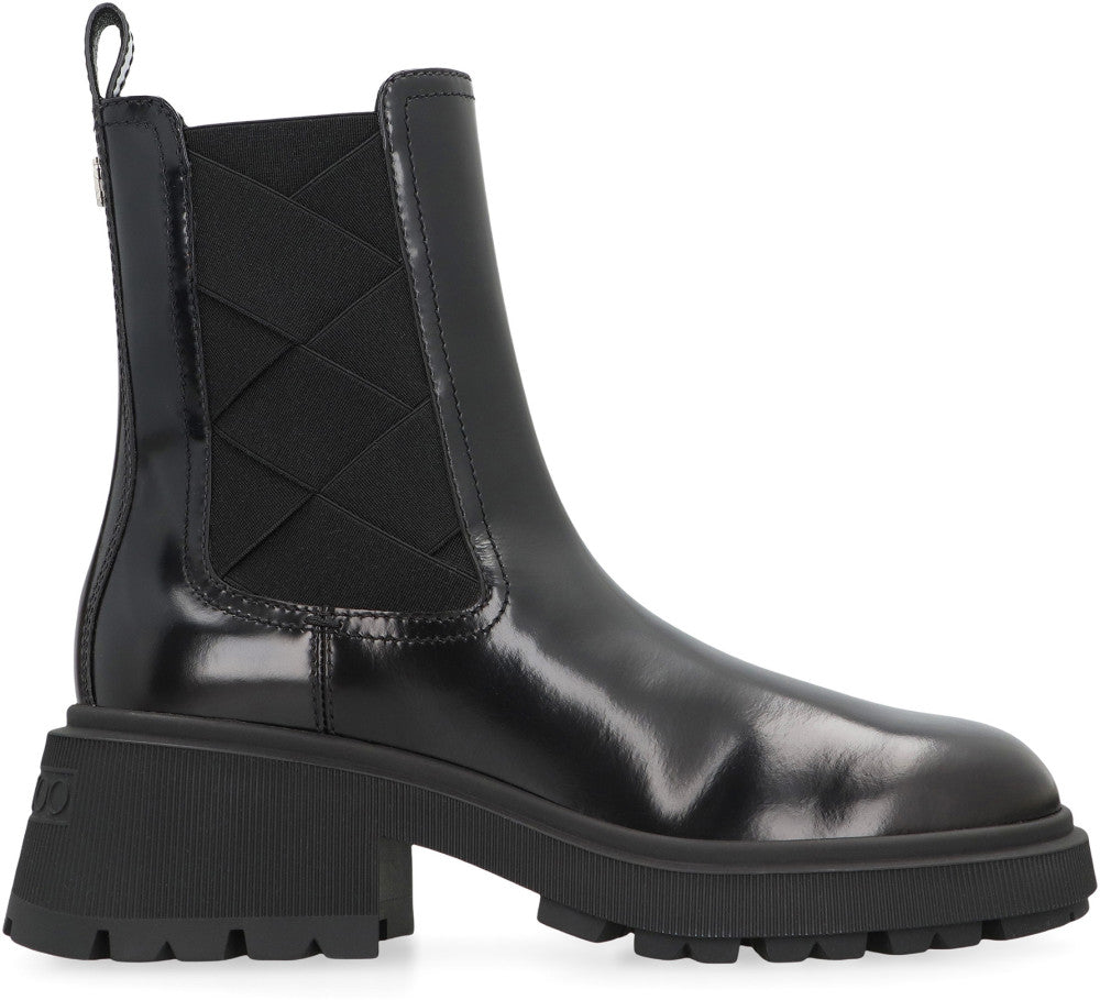 Black Solid Louri Boots 2