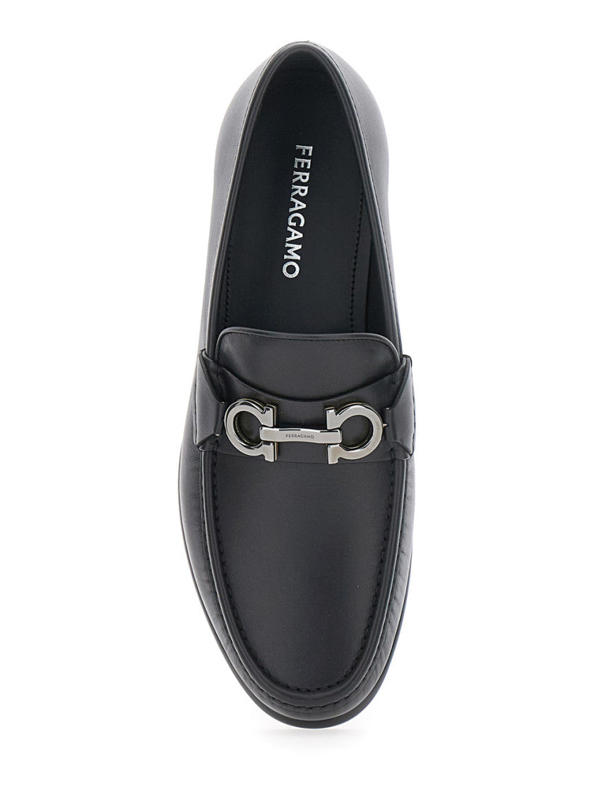 Black Leather Loafers 4